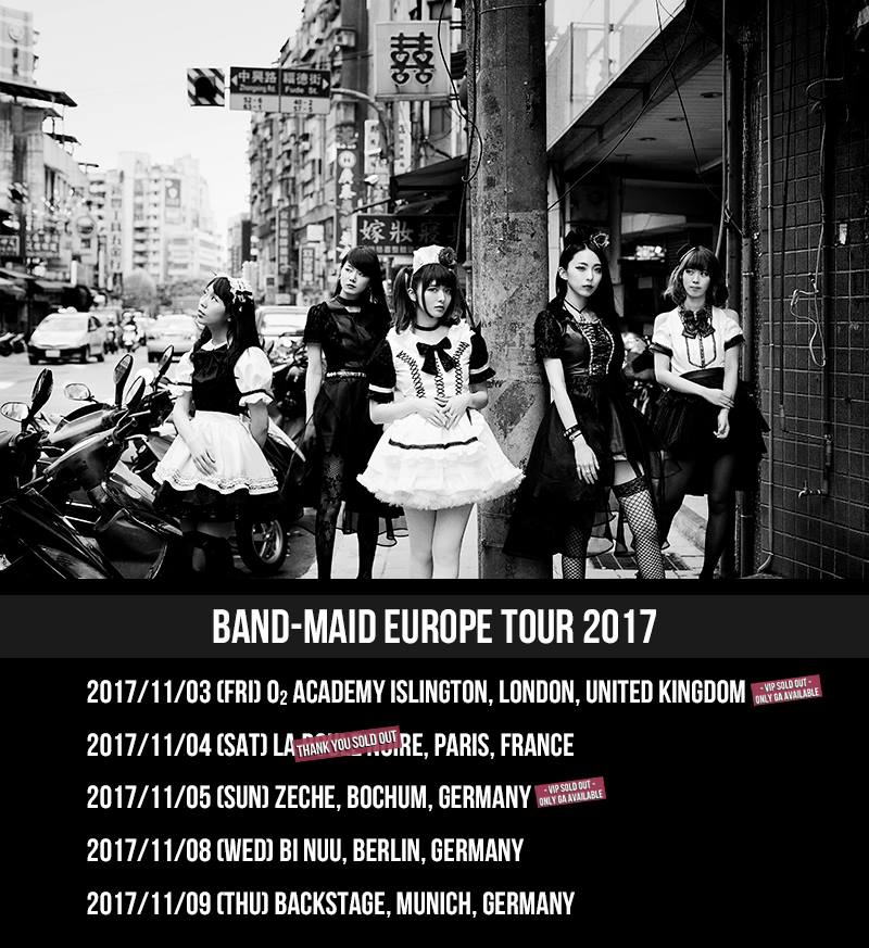 bandmaid tour 2017